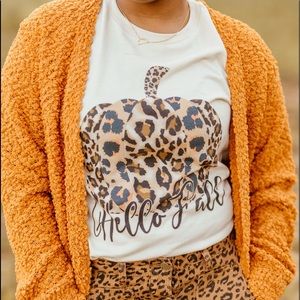 Desert Mustard Popcorn Cardigan